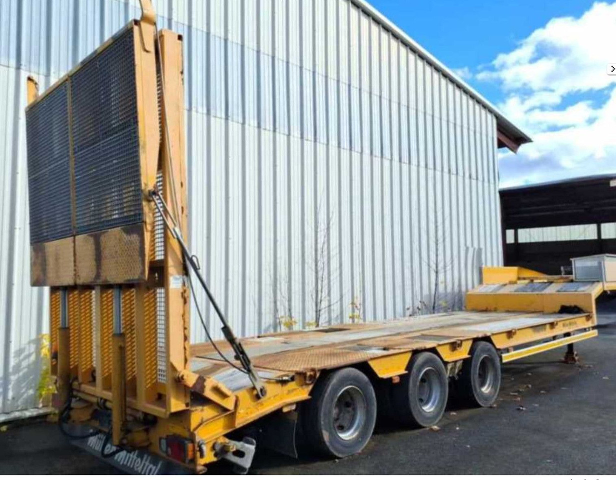 Müller-Mitteltal TS3 PROFI 30.0 - Low loader semi-trailer: picture 1 Müller-Mitteltal TS3 PROFI 30.0 - Low loader semi-trailer: picture 1