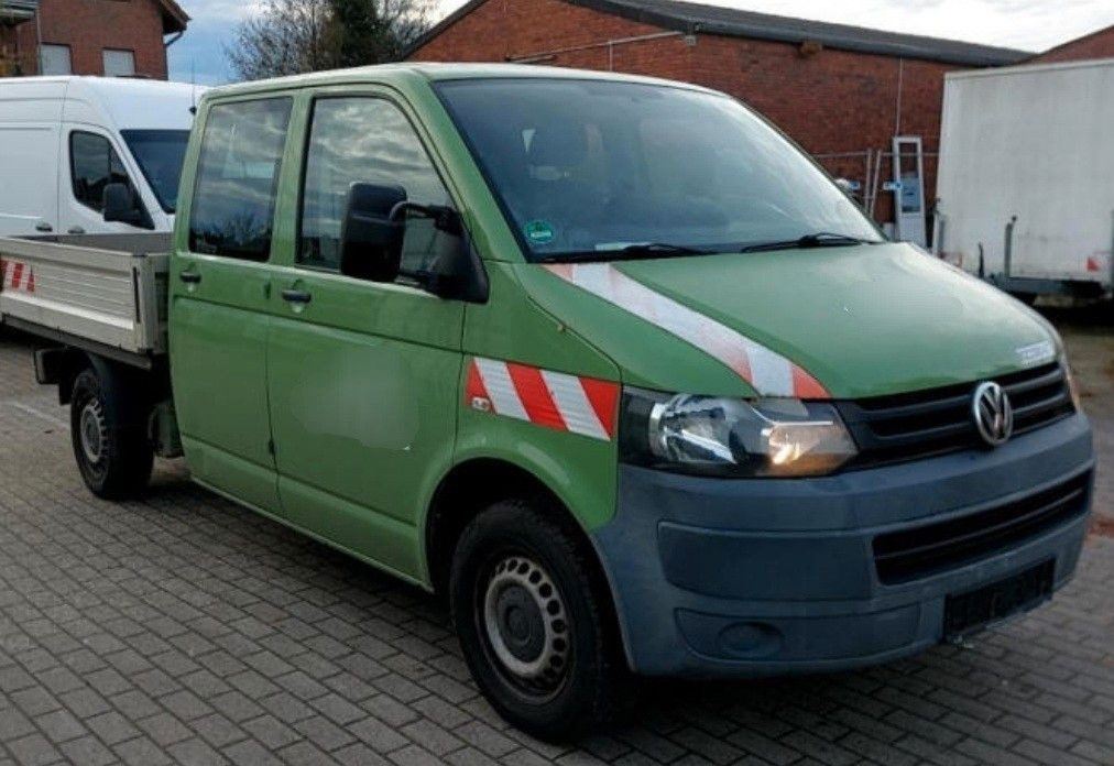 Volkswagen T5 Transporter Pritsche Doppelkabine - Open body delivery van, Combi van: picture 1 Volkswagen T5 Transporter Pritsche Doppelkabine - Open body delivery van, Combi van: picture 1