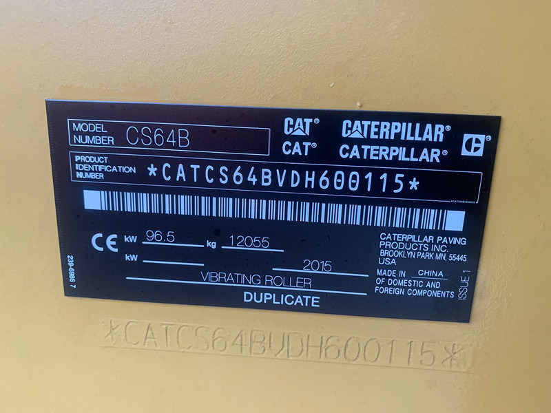 Caterpillar CS64B NVT leasing Caterpillar CS64B NVT: picture 19