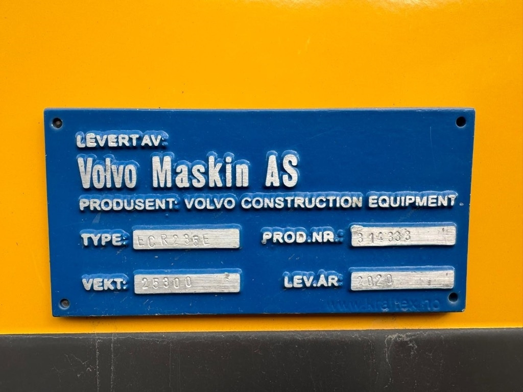 Volvo ECR 235 E - Crawler excavator: picture 5 Volvo ECR 235 E - Crawler excavator: picture 5