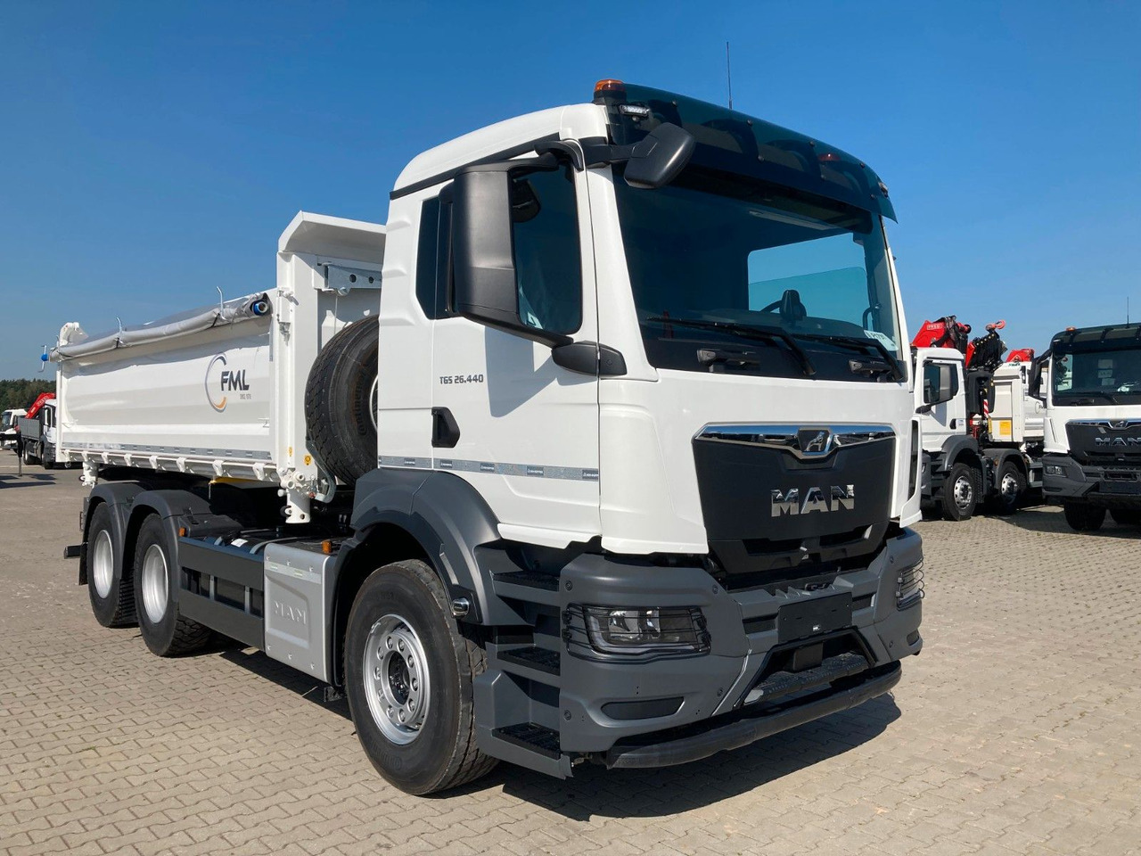 MAN TGS 26.440 6X4 FML DREISEITENKIPPER HARDOX - Tipper: picture 1 MAN TGS 26.440 6X4 FML DREISEITENKIPPER HARDOX - Tipper: picture 1