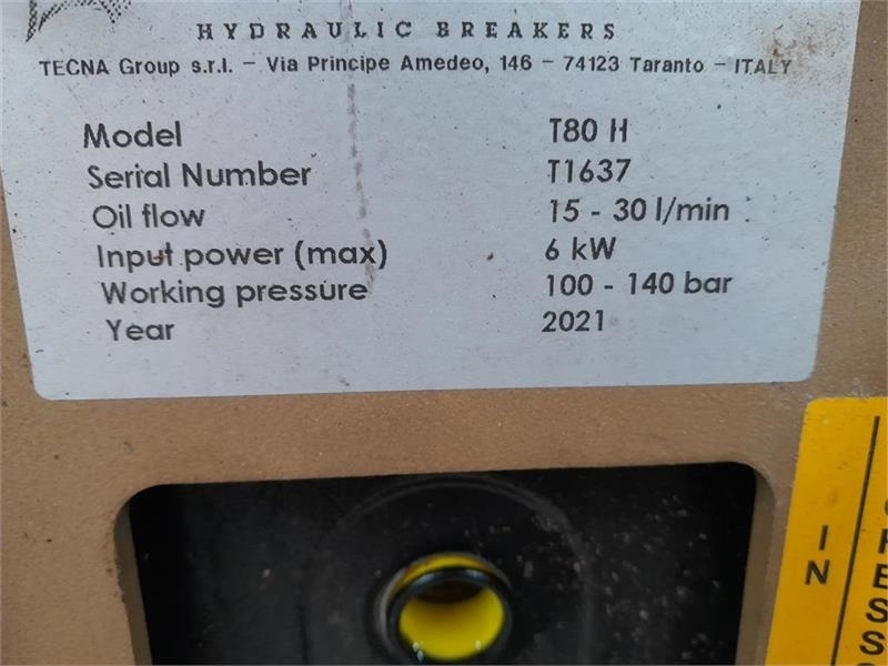 - - - TECNA TH80 - Hydraulic hammer for Construction machinery: picture 3 - - - TECNA TH80 - Hydraulic hammer for Construction machinery: picture 3