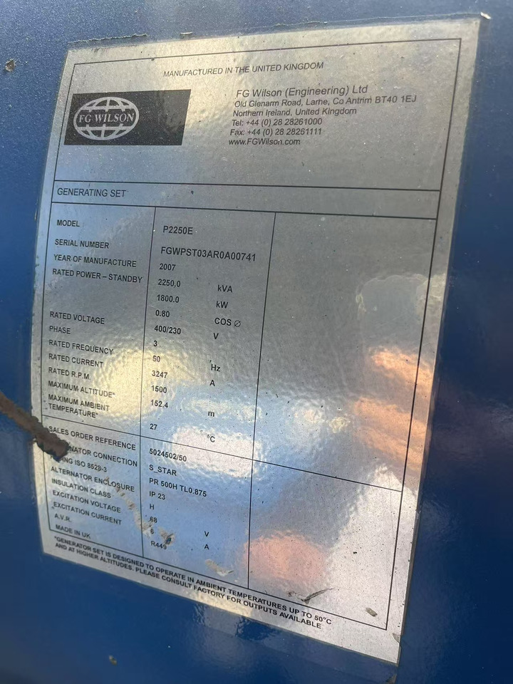 FGWILLSON P2250E - Generator set: picture 5 FGWILLSON P2250E - Generator set: picture 5