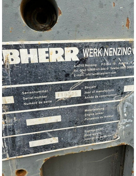 Liebherr Vibro Hammer - Hydraulic hammer for Construction machinery: picture 4 Liebherr Vibro Hammer - Hydraulic hammer for Construction machinery: picture 4