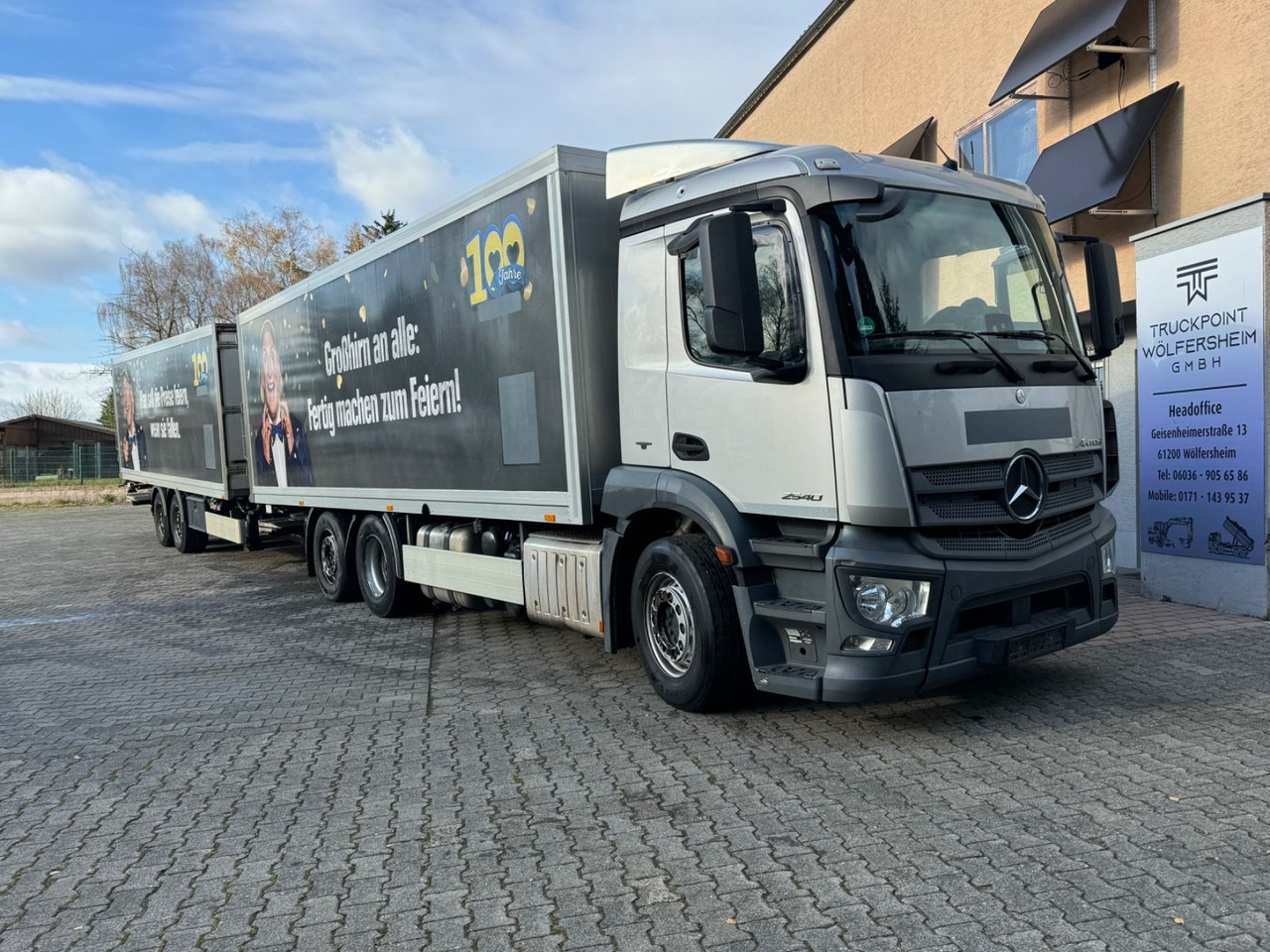 Mercedes-Benz Antos 2540/Durchladbar/2xLBW/Frigoblock/2instock - Refrigerator truck: picture 1 Mercedes-Benz Antos 2540/Durchladbar/2xLBW/Frigoblock/2instock - Refrigerator truck: picture 1