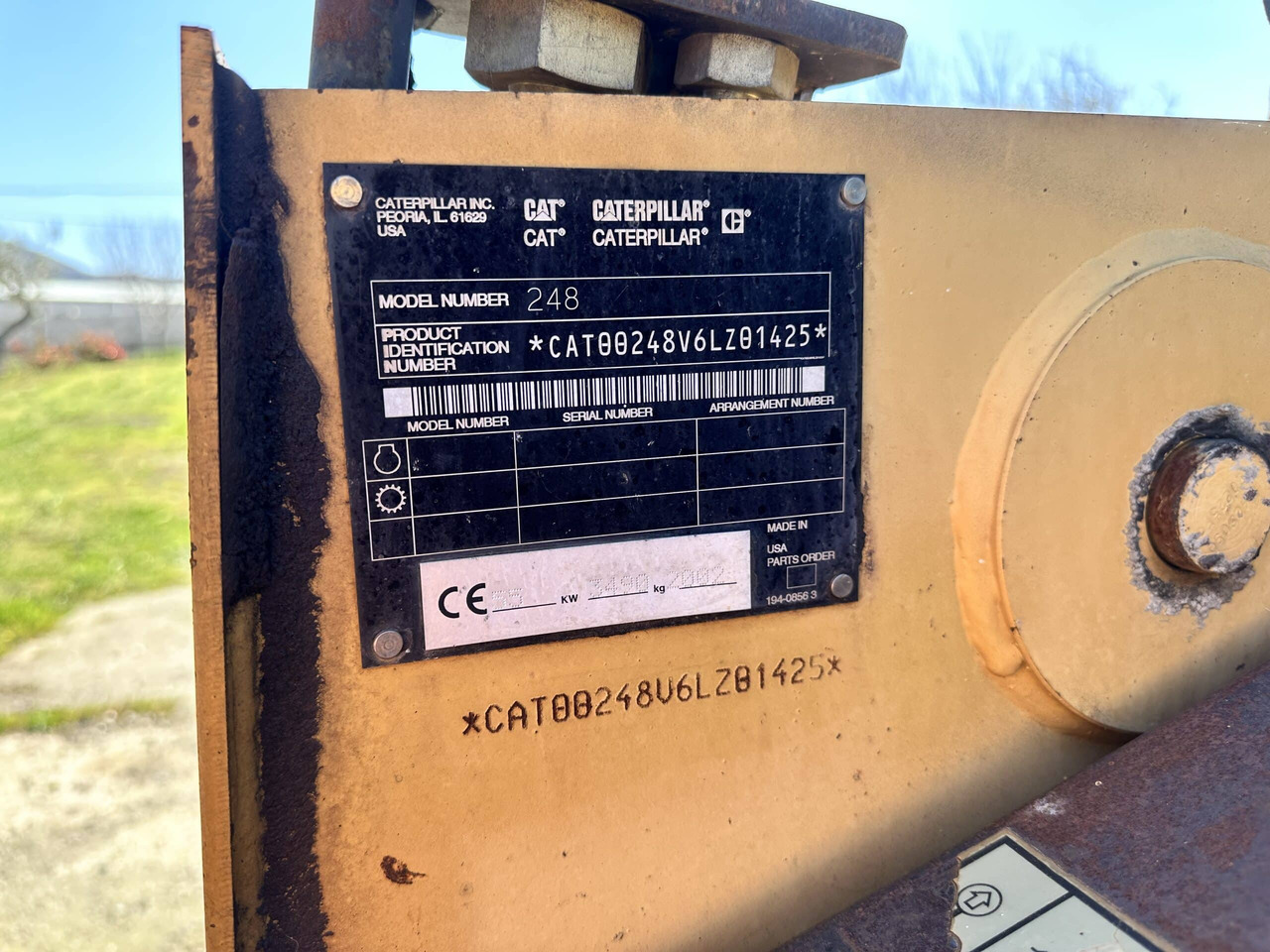 CAT 248 - Skid steer loader: picture 5 CAT 248 - Skid steer loader: picture 5