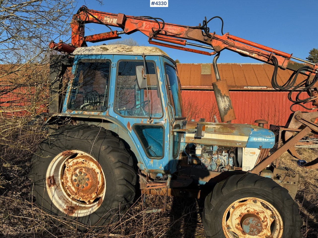 1981 Ford 6610 m/ FMV tømmerkran og tvillinghjul - Farm tractor: picture 1 1981 Ford 6610 m/ FMV tømmerkran og tvillinghjul - Farm tractor: picture 1
