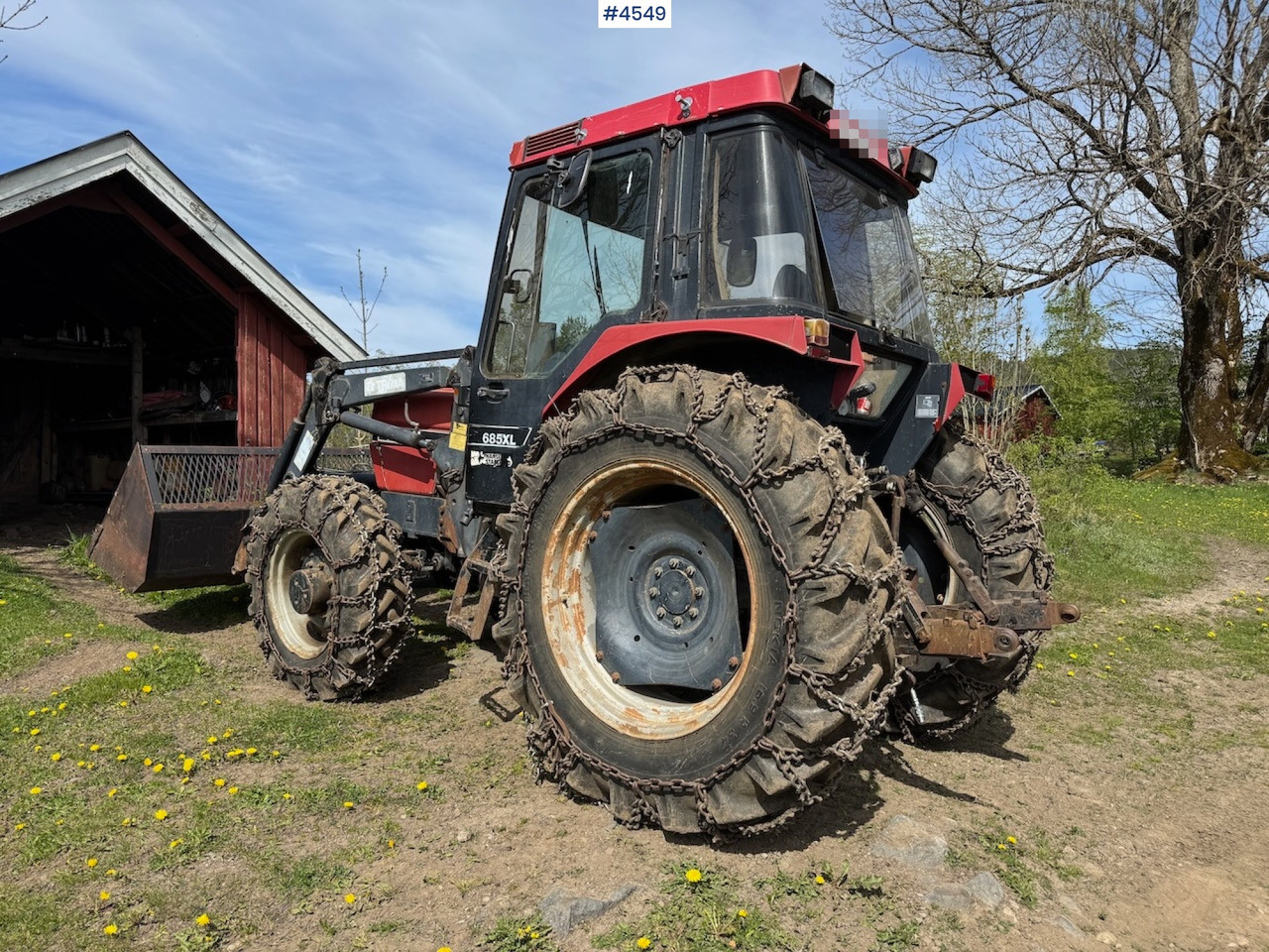 1987 Case 685 XL w/front loader. - Farm tractor: picture 3 1987 Case 685 XL w/front loader. - Farm tractor: picture 3