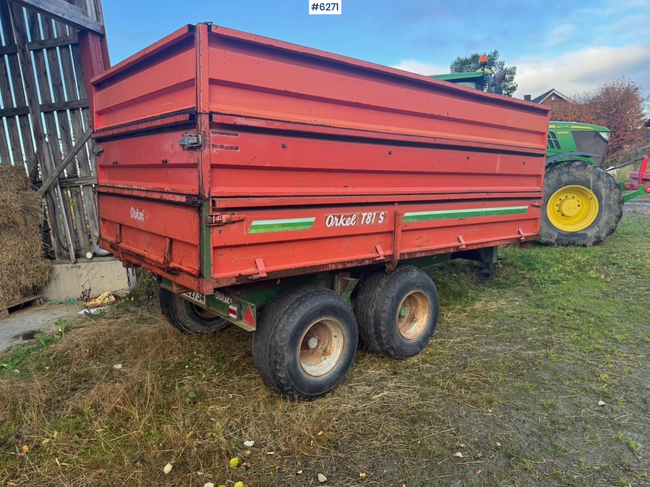 1991 Orkel T81 S - Farm trailer: picture 3 1991 Orkel T81 S - Farm trailer: picture 3