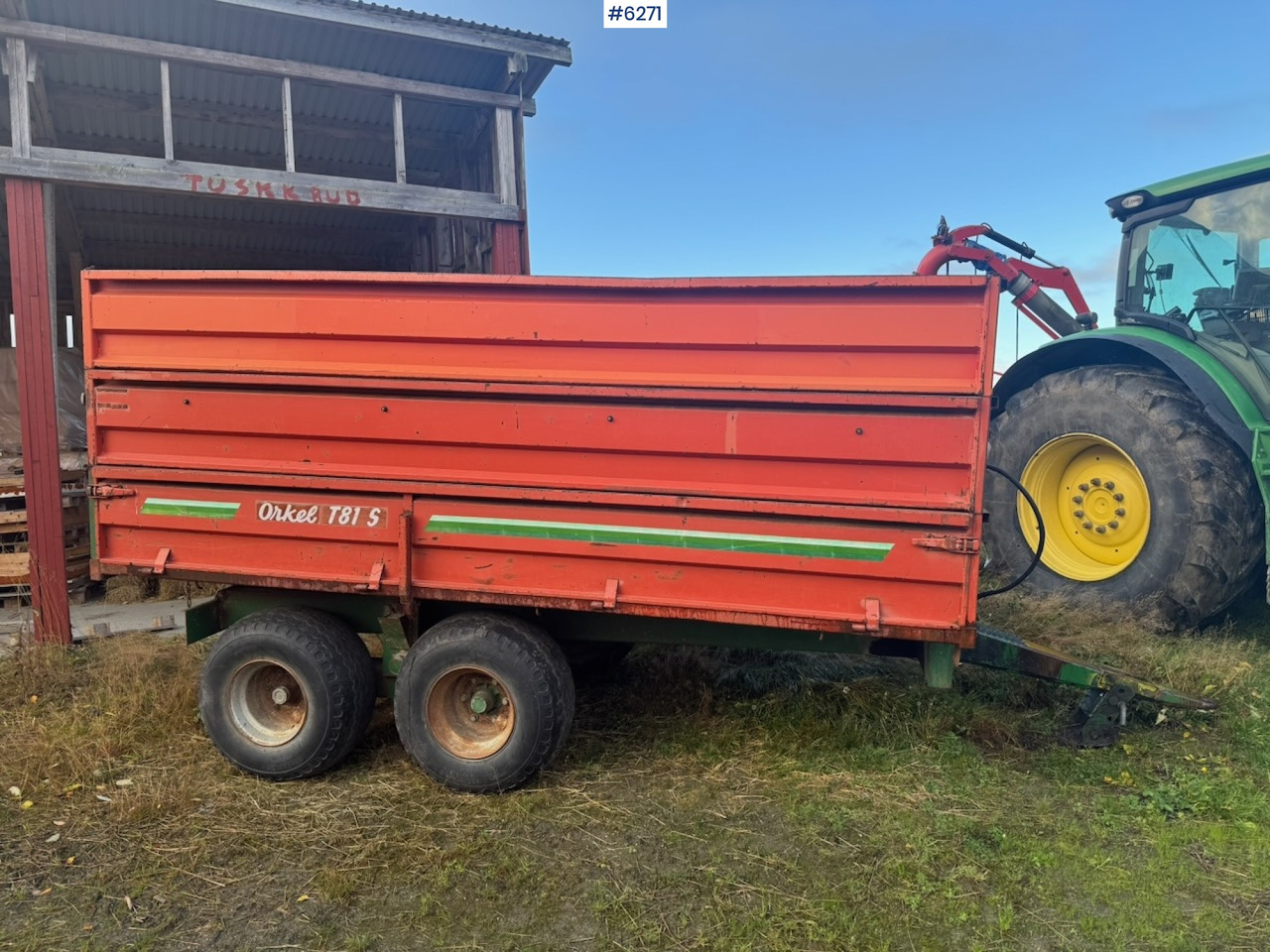 1991 Orkel T81 S - Farm trailer: picture 2 1991 Orkel T81 S - Farm trailer: picture 2