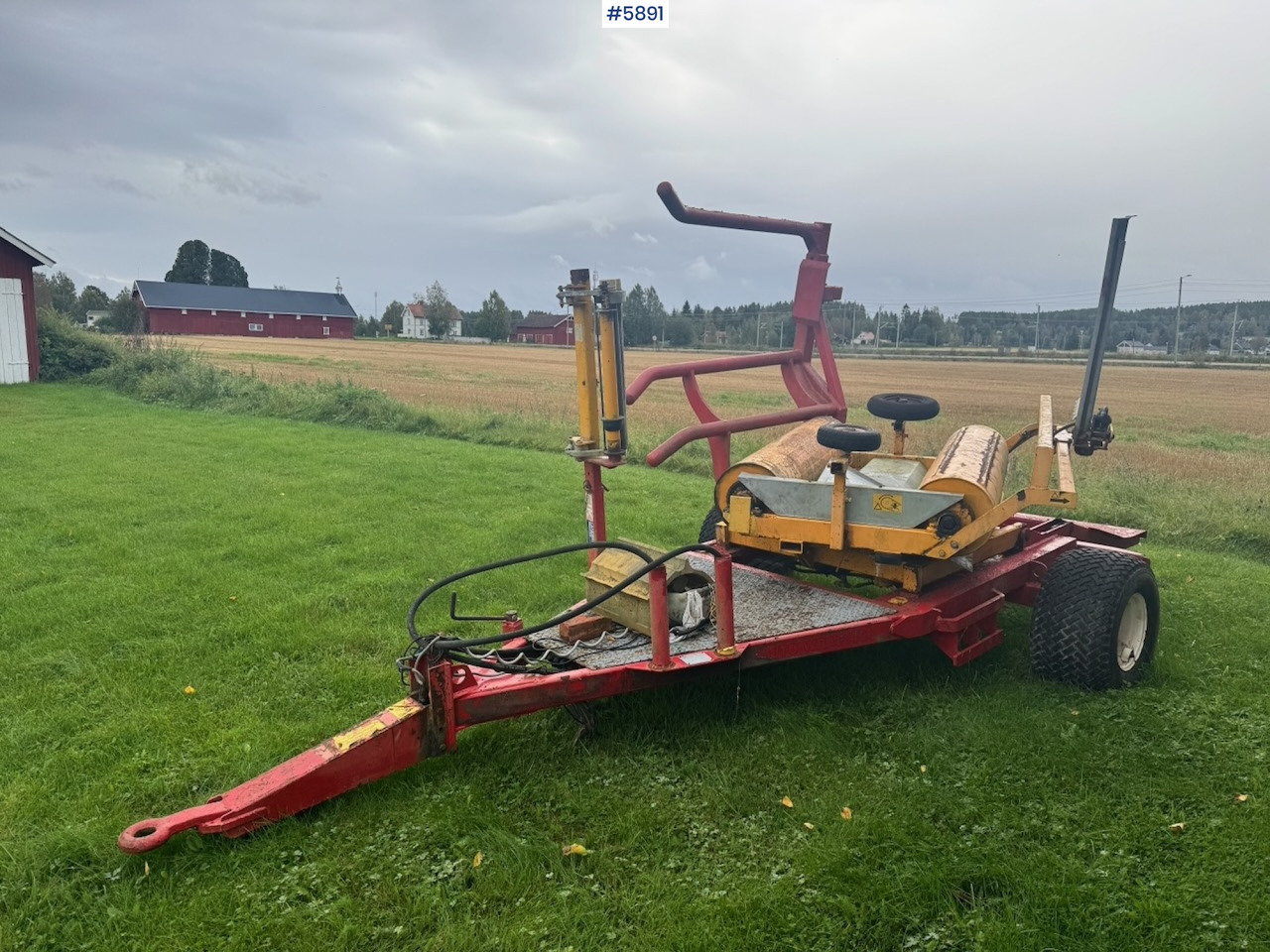 1997 Tellefsdal AW4000 round bale wrapper - Tedding equipment: picture 1 1997 Tellefsdal AW4000 round bale wrapper - Tedding equipment: picture 1