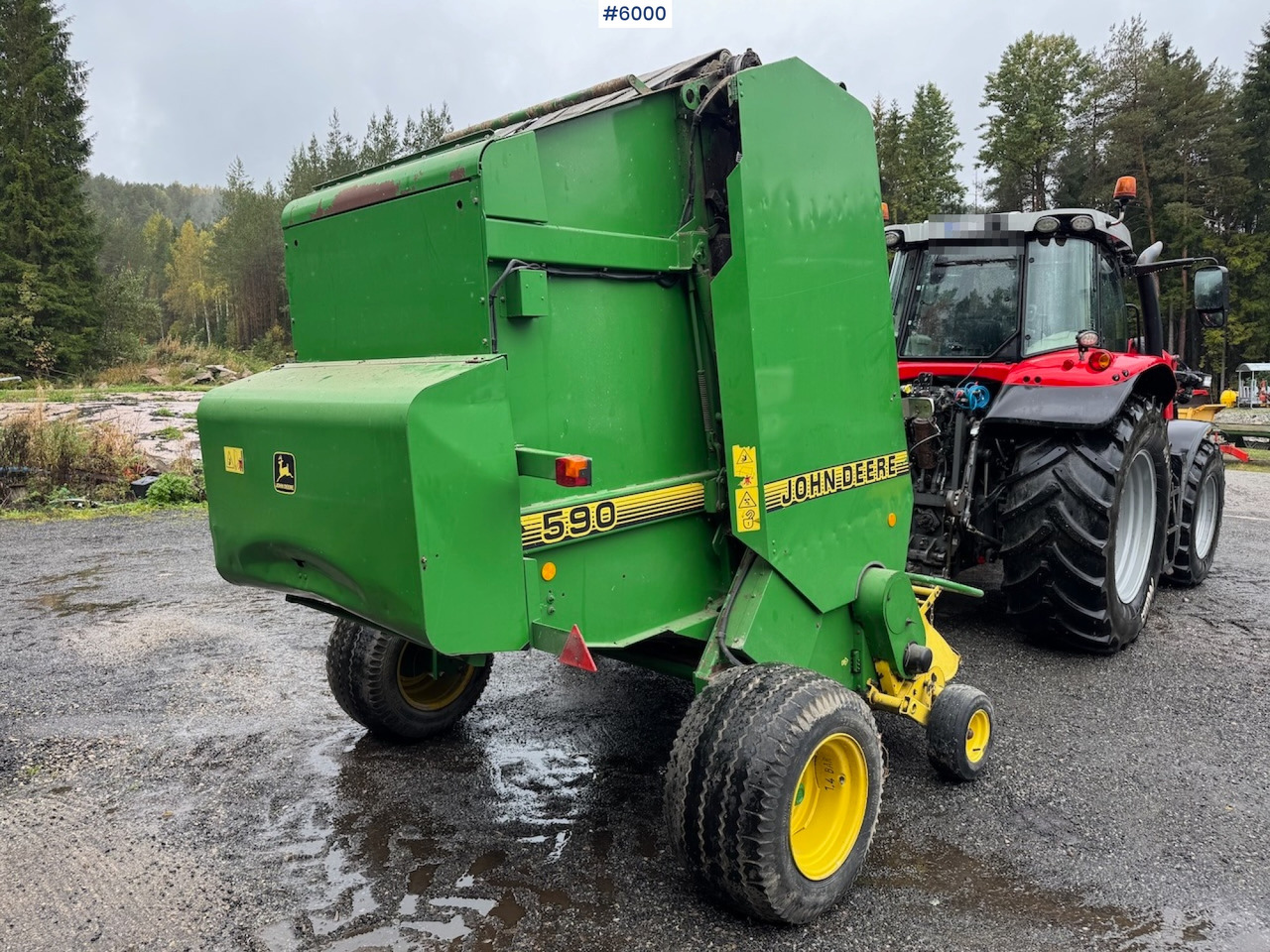2000 John Deere 590 Round Baler. - Tedding equipment: picture 5 2000 John Deere 590 Round Baler. - Tedding equipment: picture 5