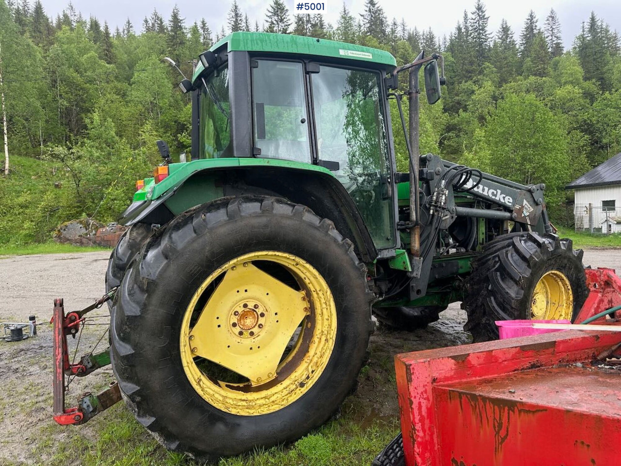 2000 John Deere 6610 4x4 tractor w/ front loader. leasing 2000 John Deere 6610 4x4 tractor w/ front loader.: picture 7