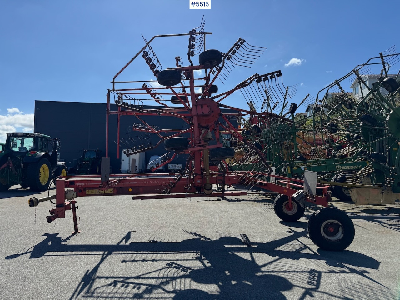 Tedding equipment 2002 Kuhn GA 7301 Collecting rake: picture 6 Tedding equipment 2002 Kuhn GA 7301 Collecting rake: picture 6