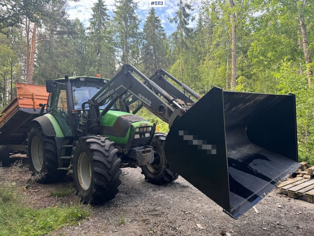 2004 Deutz-Fahr Agrotron TTV 1130 w/ front loader - Farm tractor: picture 2 2004 Deutz-Fahr Agrotron TTV 1130 w/ front loader - Farm tractor: picture 2