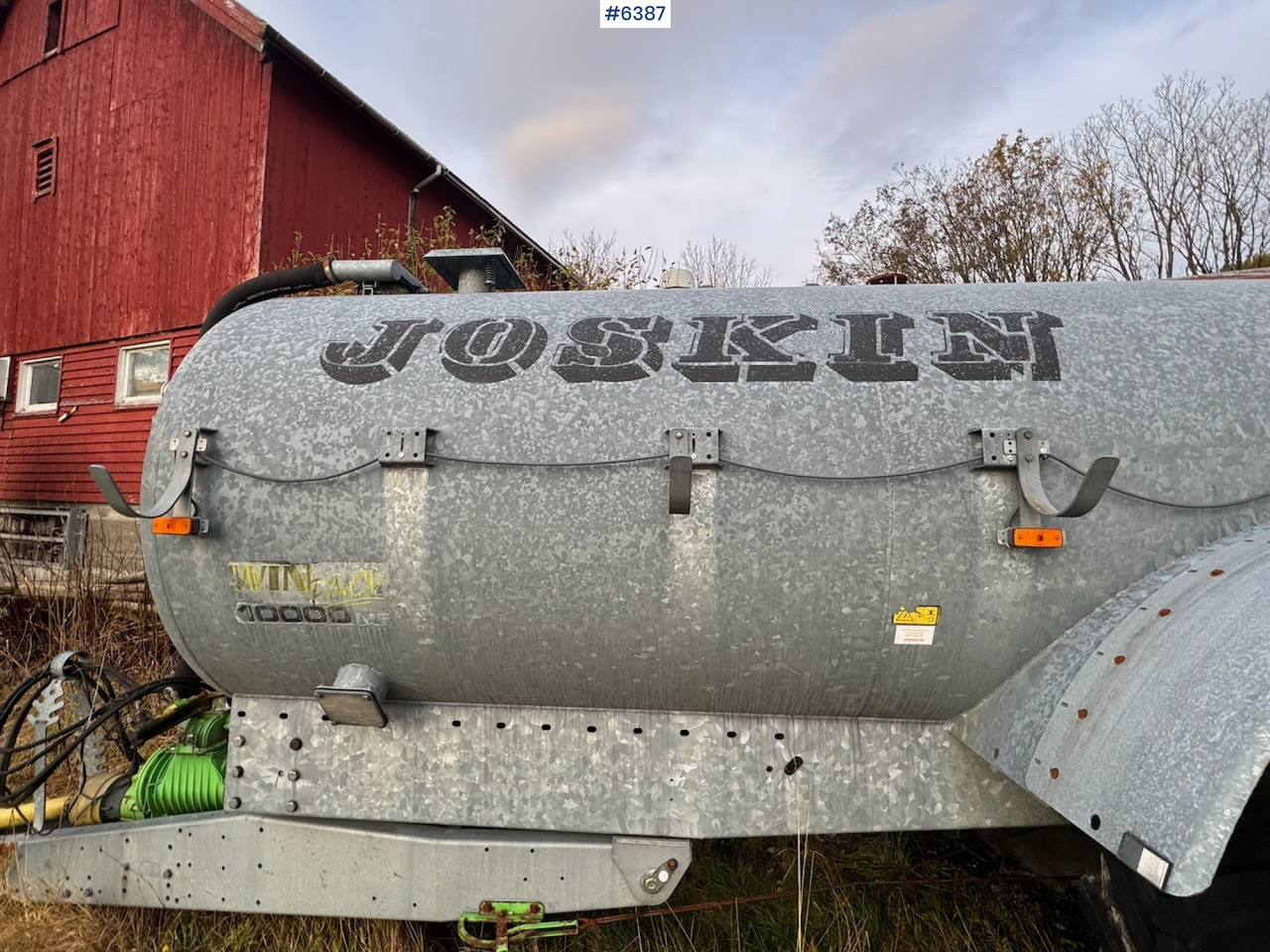 Slurry tanker 2008 Joskin Winpack 10000 ME fertilizer spreader: picture 14