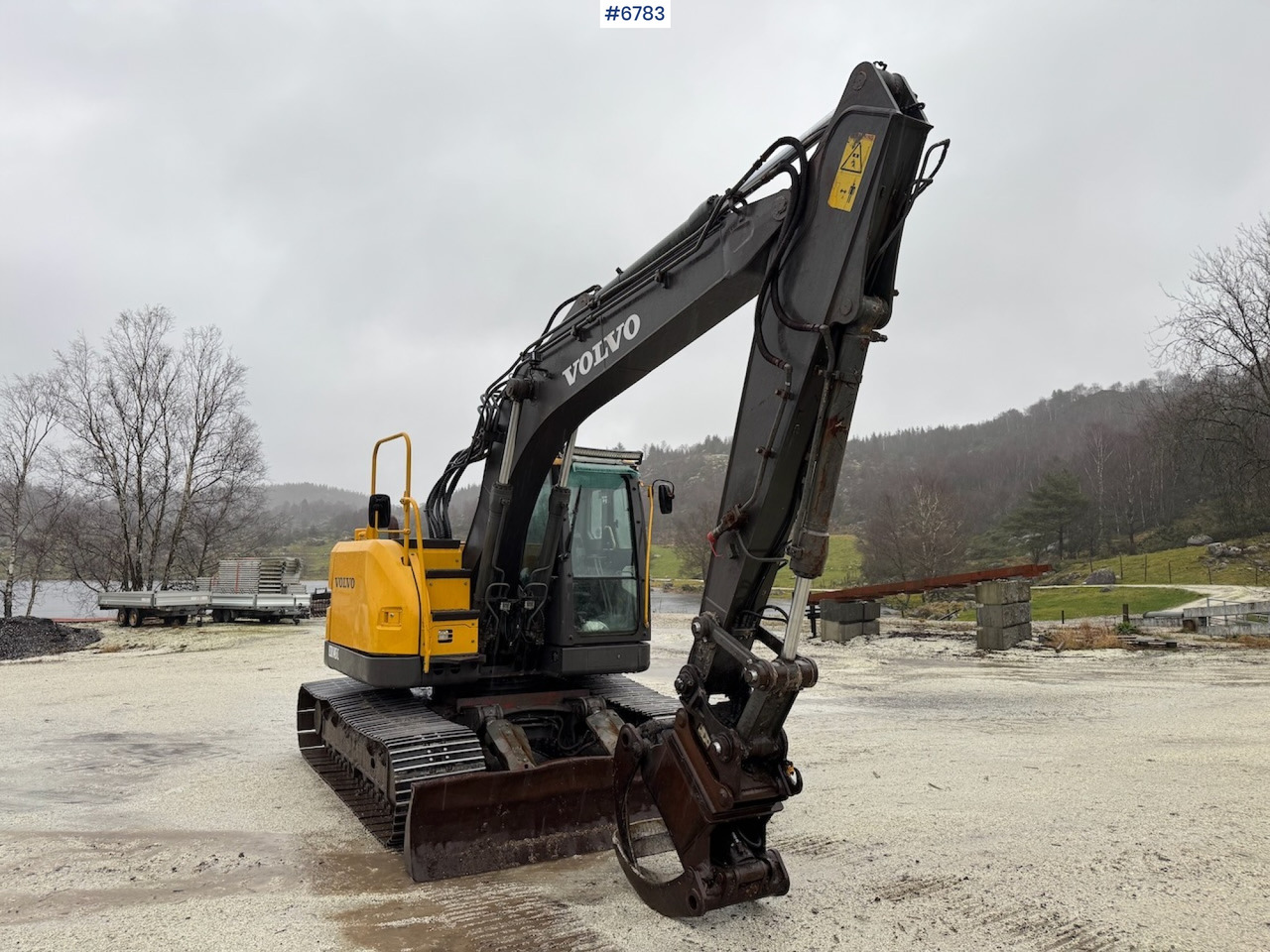 2008 Volvo ECR 145 CL w/ 4 buckets, grapple and rake. - Excavator: picture 4 2008 Volvo ECR 145 CL w/ 4 buckets, grapple and rake. - Excavator: picture 4