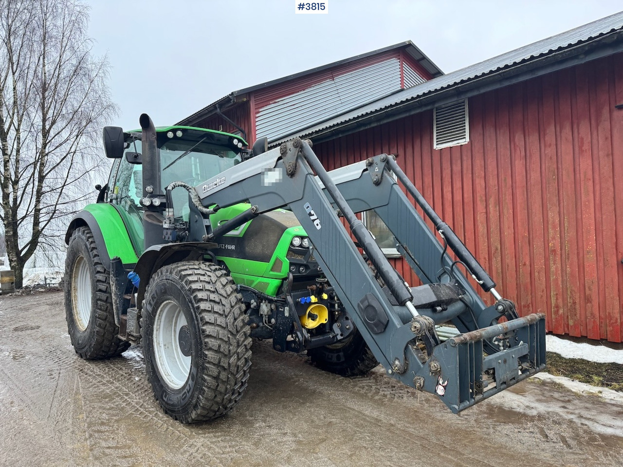 2015 Deutz-fahr 6190 Agrotron w/ Front loader, Front PTO and 2 sets of tires. - Farm tractor: picture 1 2015 Deutz-fahr 6190 Agrotron w/ Front loader, Front PTO and 2 sets of tires. - Farm tractor: picture 1