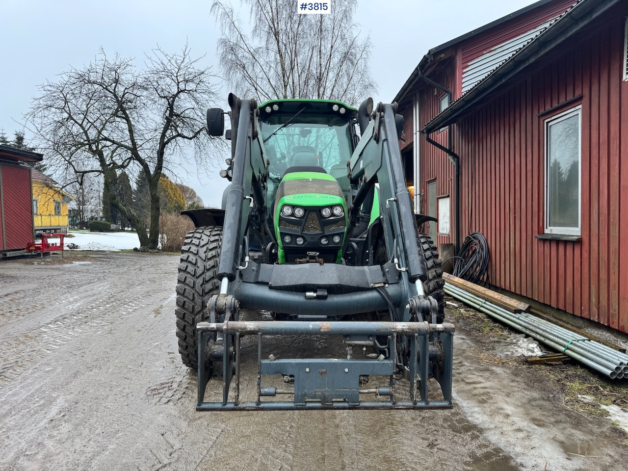 Farm tractor 2015 Deutz-fahr 6190 Agrotron w/ Front loader, Front PTO and 2 sets of tires.: picture 9
