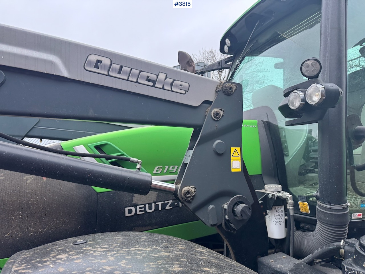 Farm tractor 2015 Deutz-fahr 6190 Agrotron w/ Front loader, Front PTO and 2 sets of tires.: picture 19