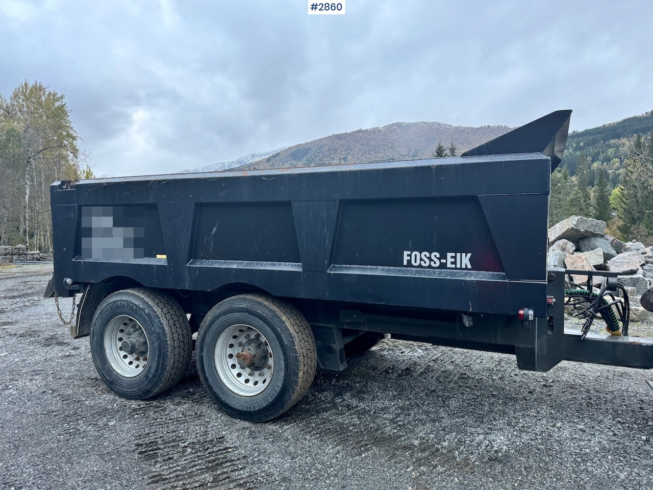 2017 Foss-Eik 5,160 Tractor trailer w/ new tires. - Farm tipping trailer/ Dumper: picture 1 2017 Foss-Eik 5,160 Tractor trailer w/ new tires. - Farm tipping trailer/ Dumper: picture 1