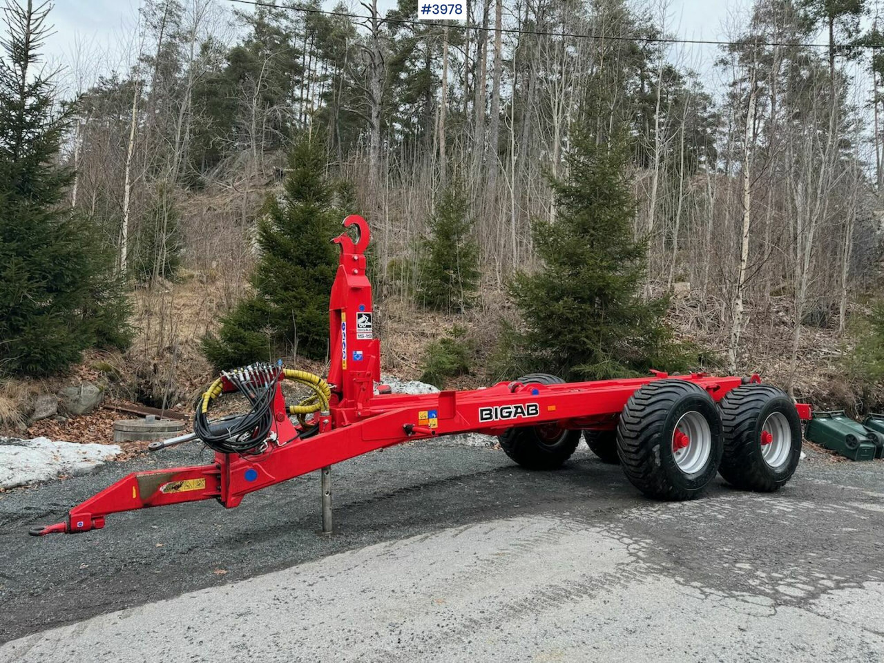 2022 Bigab 15-19 hook trailer - Low loader trailer: picture 1 2022 Bigab 15-19 hook trailer - Low loader trailer: picture 1