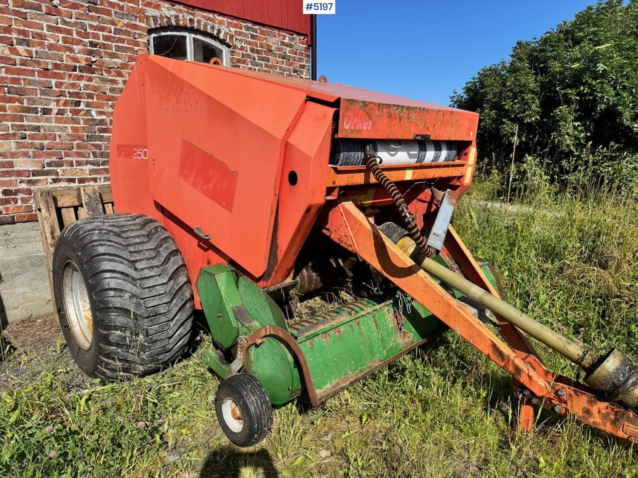 Ca. 2000 Orkel GP1250 Rundballepresse - Tedding equipment: picture 1 Ca. 2000 Orkel GP1250 Rundballepresse - Tedding equipment: picture 1