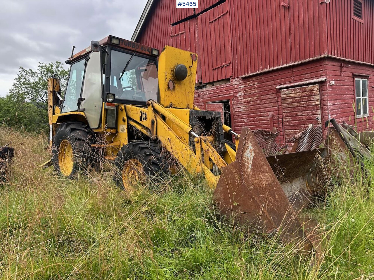 JCB Turbo 4x4 backhoe loader w/ pallet forks. Partial REP object. - Farm tractor: picture 1 JCB Turbo 4x4 backhoe loader w/ pallet forks. Partial REP object. - Farm tractor: picture 1