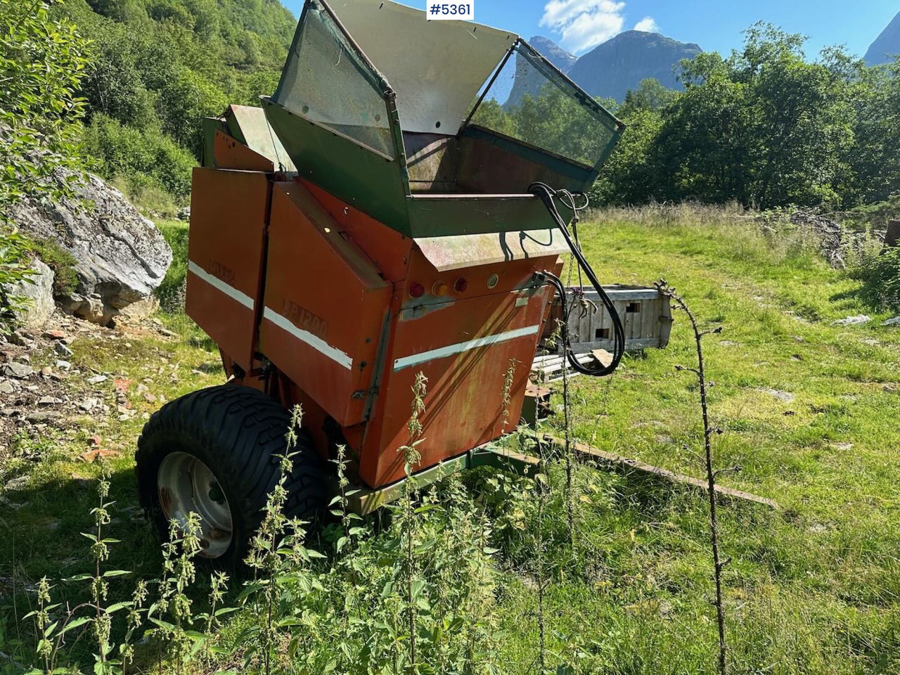 Orkel GP 1200 round baler. - Tedding equipment: picture 1 Orkel GP 1200 round baler. - Tedding equipment: picture 1