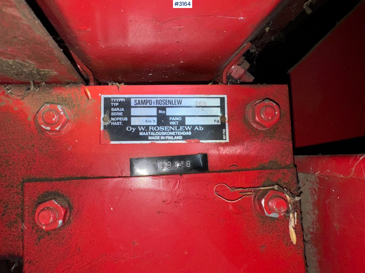 Combine harvester Sampo Rosenlew 360: picture 10