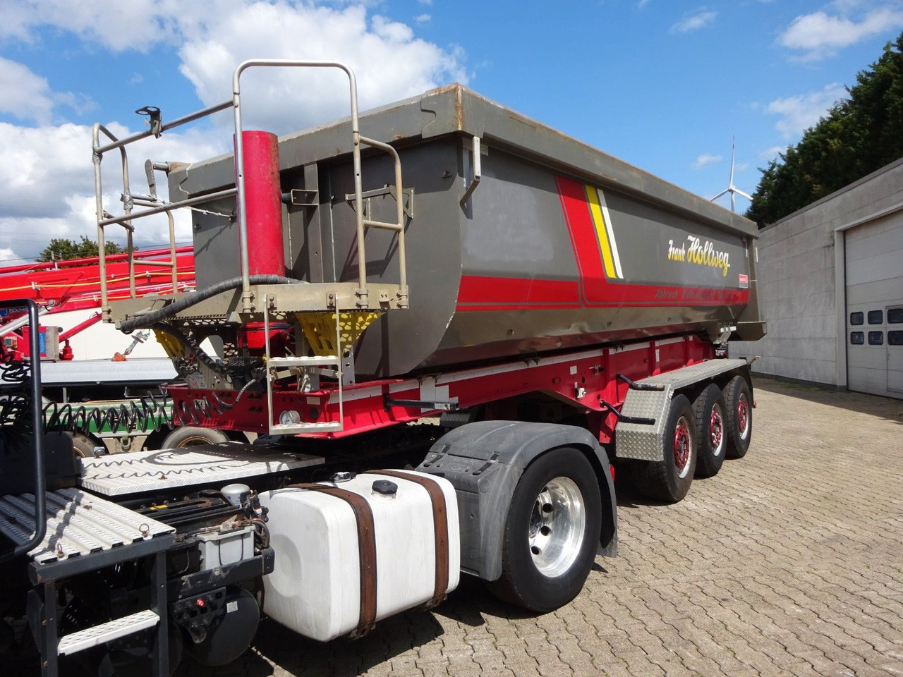 Tipper semi-trailer Langendorf Kippauflieger mit 3 Achsen Stahl: picture 7