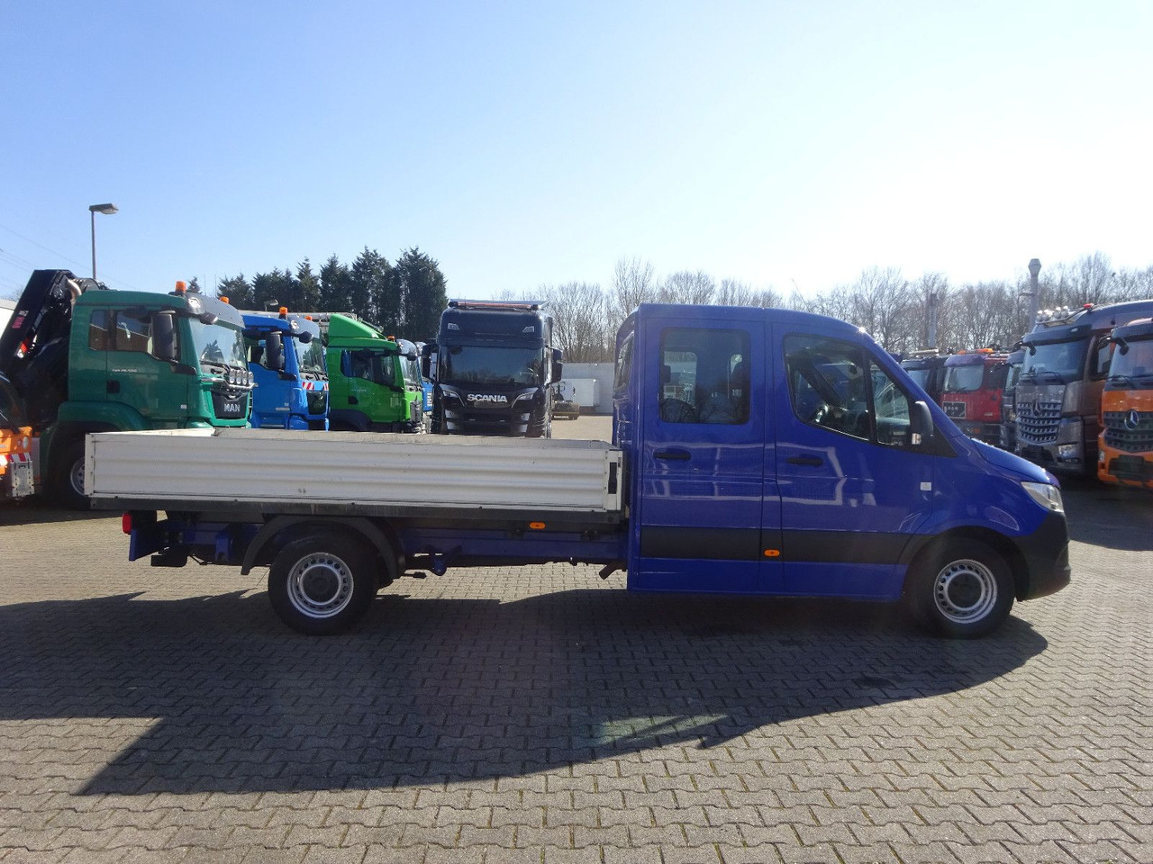 New Open body delivery van, Combi van Mercedes-Benz Sprinter 314 CDI Pritsche Doppelkabiene 4x2: picture 6