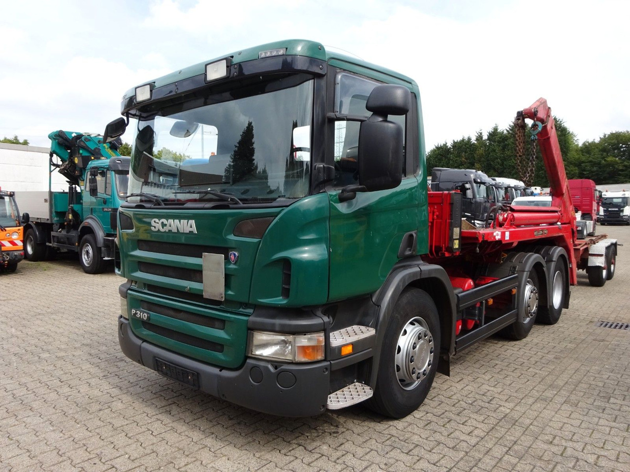 Scania P310 Absetzkipper MEILLER mit Lift+Lenkachse 6x2 - Tipper: picture 1 Scania P310 Absetzkipper MEILLER mit Lift+Lenkachse 6x2 - Tipper: picture 1