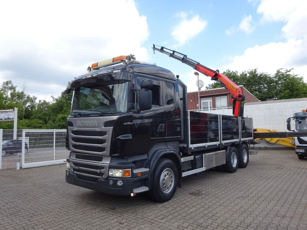 Scania R620 V8 Pritsche + PALFINGER 22002EH Kran Scania R620 V8 Pritsche + PALFINGER 22002EH Kran - Crane truck, Dropside/ Flatbed truck: picture 3 Scania R620 V8 Pritsche + PALFINGER 22002EH Kran Scania R620 V8 Pritsche + PALFINGER 22002EH Kran - Crane truck, Dropside/ Flatbed truck: picture 3