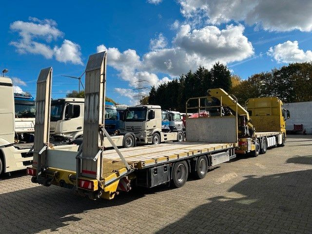 Stehmann Tandem mit Rampen + 6x Containerverrieg - Low loader trailer: picture 1 Stehmann Tandem mit Rampen + 6x Containerverrieg - Low loader trailer: picture 1