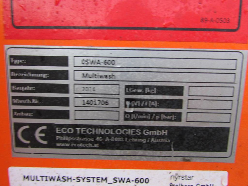 Attachment for Construction machinery Eco Technologies SWA 600 Multiwash / Zapfwellenant: picture 7 Attachment for Construction machinery Eco Technologies SWA 600 Multiwash / Zapfwellenant: picture 7