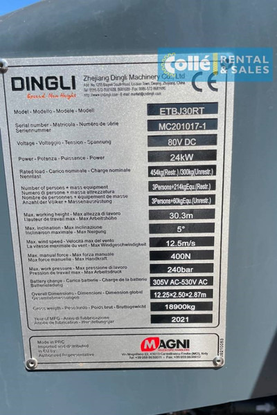 New Telescopic boom MAGNI ETBJ 30 RT | 2021: picture 17 New Telescopic boom MAGNI ETBJ 30 RT | 2021: picture 17