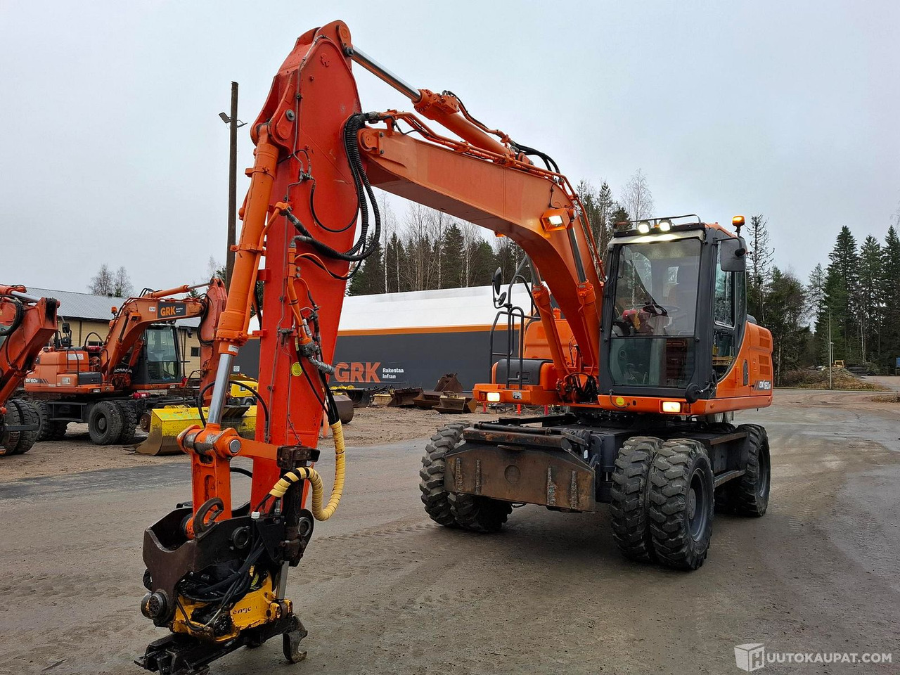Doosan DX160W-3, 2013, Sonkajärvi - Wheel excavator: picture 1 Doosan DX160W-3, 2013, Sonkajärvi - Wheel excavator: picture 1