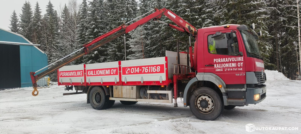 Mercedes-Benz Atego 1823, 2001, Jämsä - Dropside/ Flatbed truck, Crane truck: picture 2 Mercedes-Benz Atego 1823, 2001, Jämsä - Dropside/ Flatbed truck, Crane truck: picture 2