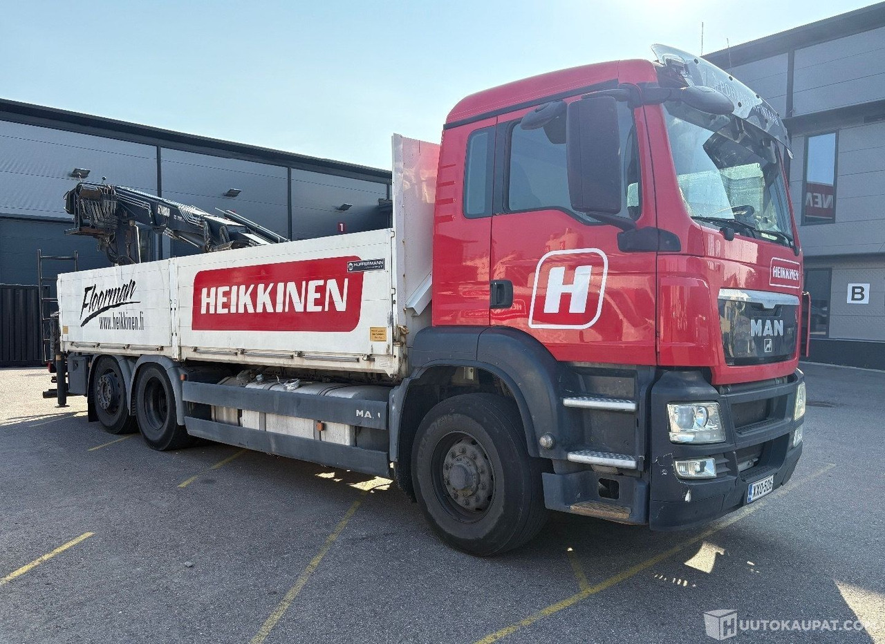 MAN TGS 26.440, 6x2, avolavakuorma-auto 6500mm HIAB 166 Pro nosturilla, 2012, Vantaa - Truck: picture 3 MAN TGS 26.440, 6x2, avolavakuorma-auto 6500mm HIAB 166 Pro nosturilla, 2012, Vantaa - Truck: picture 3