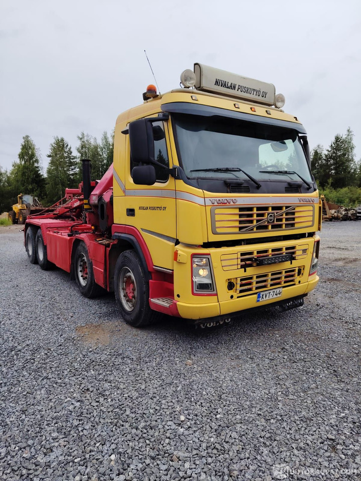 Volvo FM 12, 2005 + Hiab nosturi, Alavus - Cable system truck, Crane truck: picture 2 Volvo FM 12, 2005 + Hiab nosturi, Alavus - Cable system truck, Crane truck: picture 2