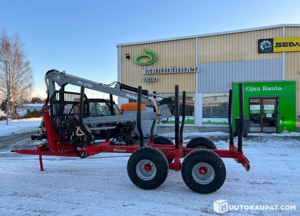 Weimer WE 6700 WE 10 forestry trailer package, 2016, Ylivieska - Timber transport: picture 1 Weimer WE 6700 WE 10 forestry trailer package, 2016, Ylivieska - Timber transport: picture 1