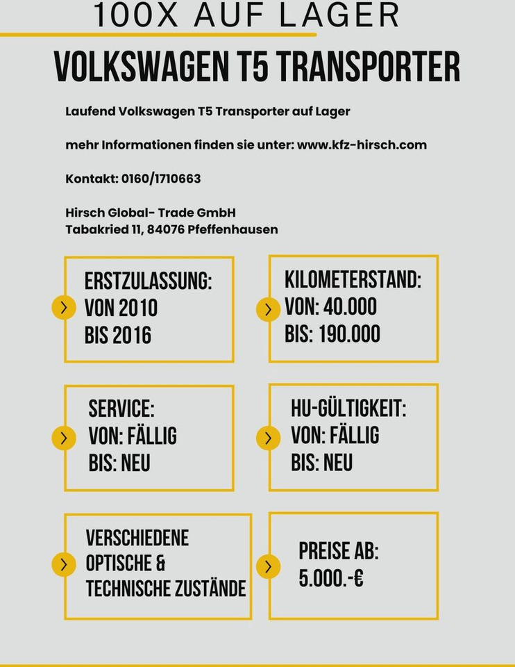 Volkswagen T5 Transporter 2.0TDI EU5*2xSchiebetüre*1.Hand* - Commercial vehicle: picture 3 Volkswagen T5 Transporter 2.0TDI EU5*2xSchiebetüre*1.Hand* - Commercial vehicle: picture 3