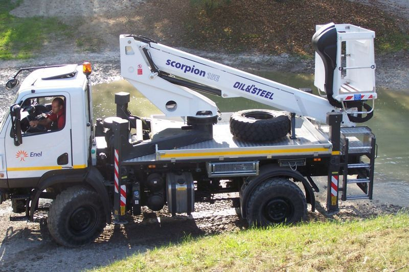 Oil&Steel Scorpion 15E 16m zamontowany na Mercedes-Benz Unimog U20 4x4 - Truck mounted aerial platform: picture 3 Oil&Steel Scorpion 15E 16m zamontowany na Mercedes-Benz Unimog U20 4x4 - Truck mounted aerial platform: picture 3