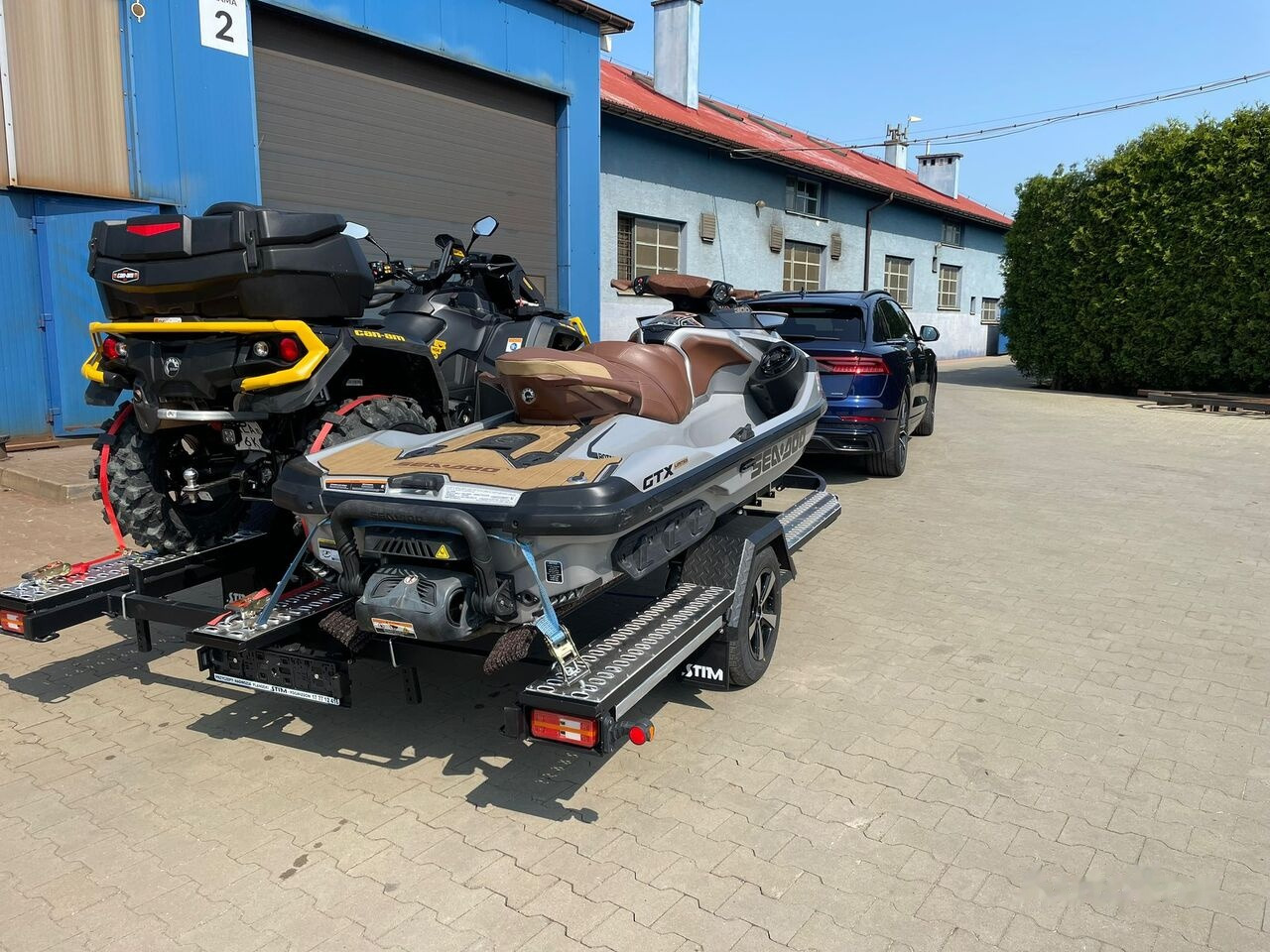 Stim L21-SWQ/1300 vr. B 2x skuter lub 2 x quad lub skuter i quad - Boat trailer: picture 1 Stim L21-SWQ/1300 vr. B 2x skuter lub 2 x quad lub skuter i quad - Boat trailer: picture 1