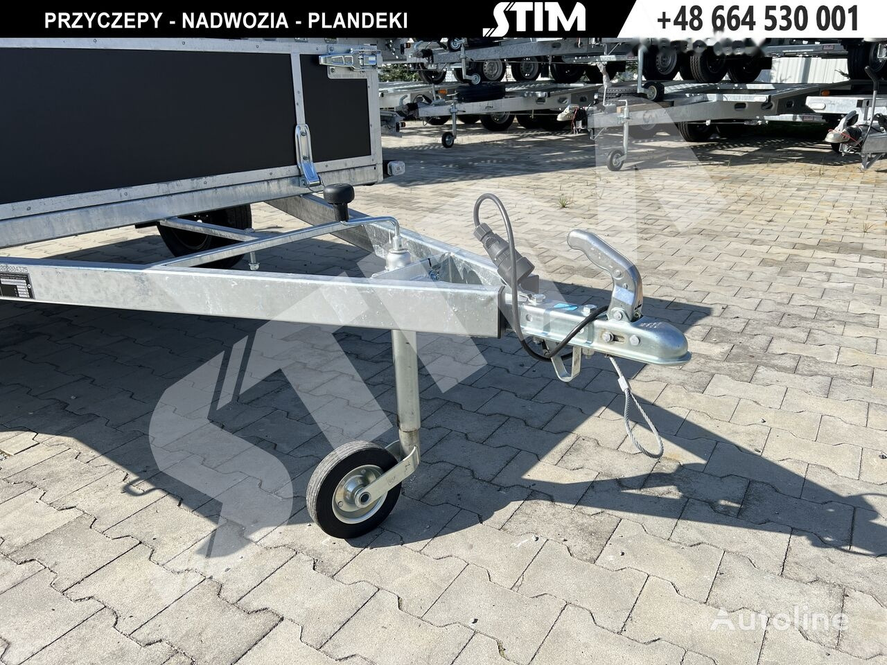 Stim S11-075/2615R + przednia burta otwierana - Car trailer: picture 4 Stim S11-075/2615R + przednia burta otwierana - Car trailer: picture 4