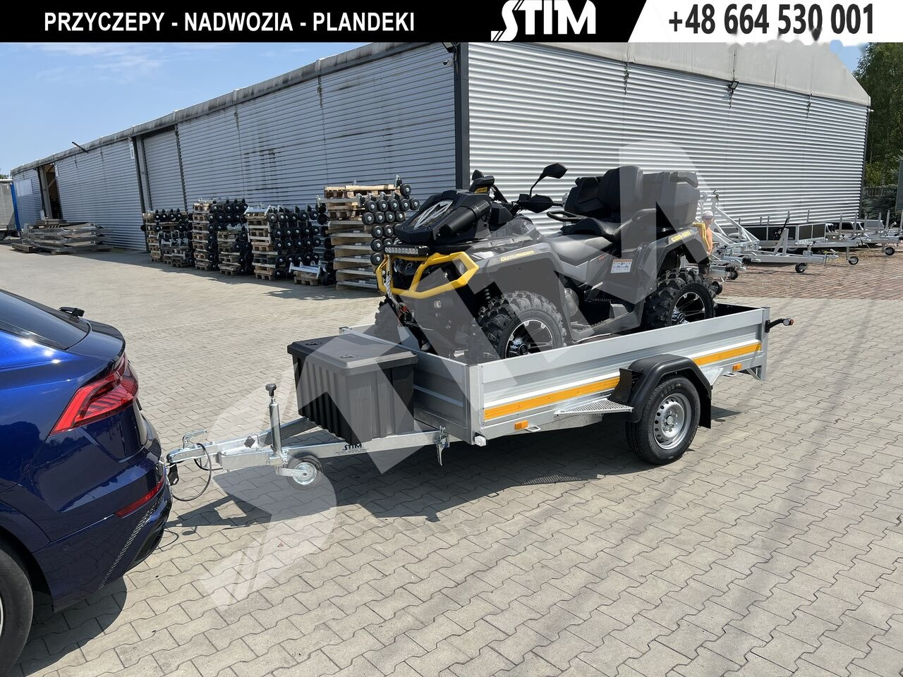 Stim S11-QT/750WB - uchylna - Car trailer: picture 5 Stim S11-QT/750WB - uchylna - Car trailer: picture 5
