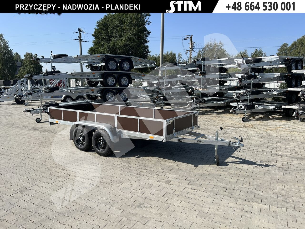 Stim S12-075/4015R + przednia burta otwierana + wzmocniona rama - Car trailer: picture 4 Stim S12-075/4015R + przednia burta otwierana + wzmocniona rama - Car trailer: picture 4