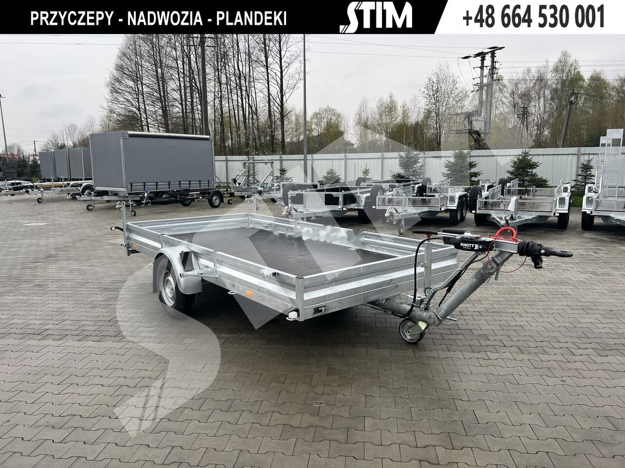 Stim S21-1,8/4020 - Dropside/ Flatbed trailer: picture 1 Stim S21-1,8/4020 - Dropside/ Flatbed trailer: picture 1