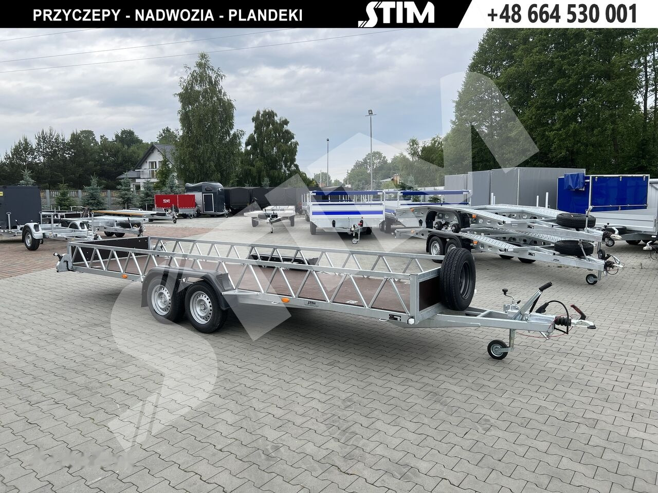 Stim S22-27/6015DŁ - dłużyca - Dropside/ Flatbed trailer: picture 1 Stim S22-27/6015DŁ - dłużyca - Dropside/ Flatbed trailer: picture 1